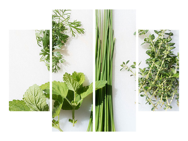 4-piece-canvas-print-fresh-herbs