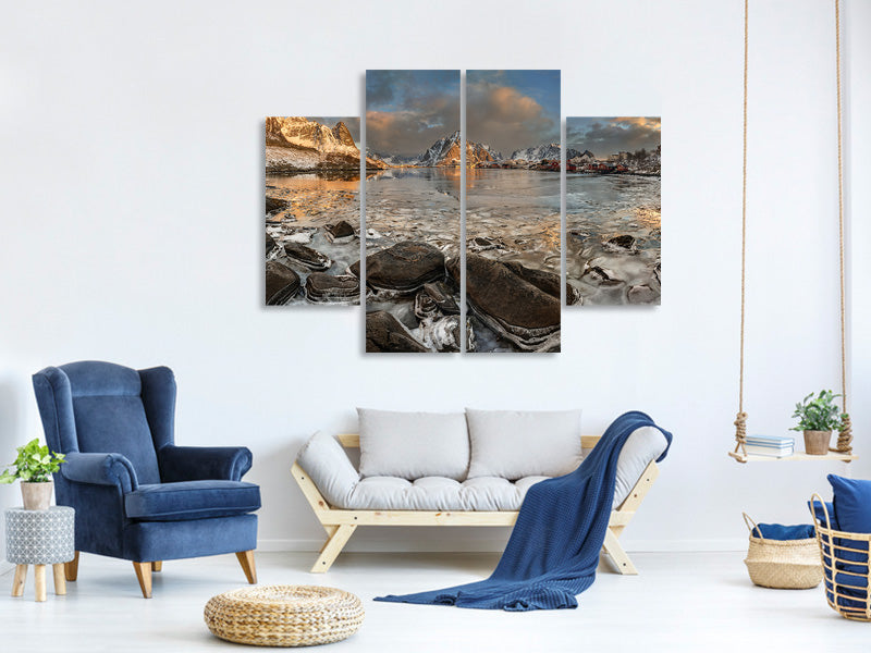 4-piece-canvas-print-frozen-reine