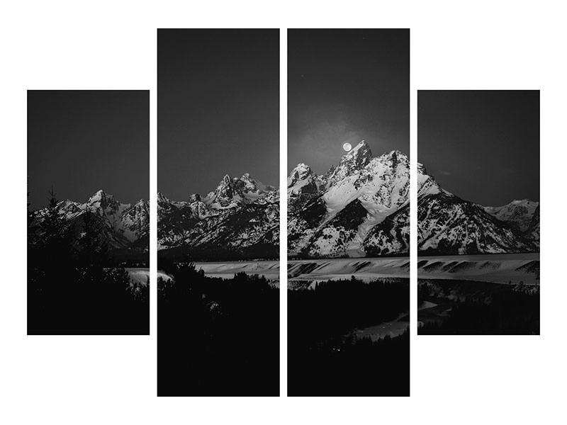 4-piece-canvas-print-full-moon-sets-in-the-teton-mountain-range