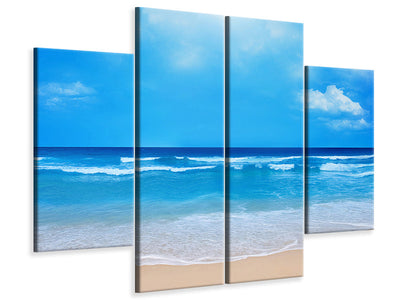 4-piece-canvas-print-gentle-beach-waves