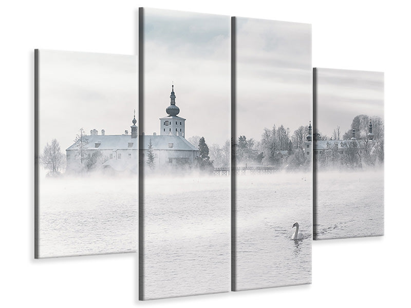 4-piece-canvas-print-gmunden-castle-place