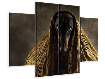 4-piece-canvas-print-golden-eyes-a