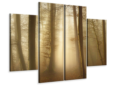 4-piece-canvas-print-into-the-trees