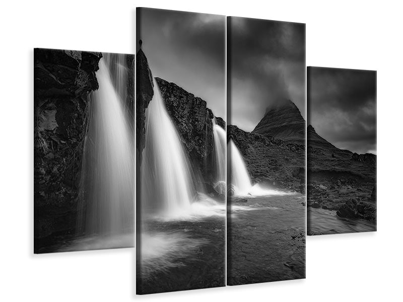 4-piece-canvas-print-kirkjufellsfoss