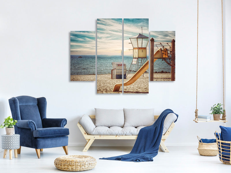 4-piece-canvas-print-lifeguard