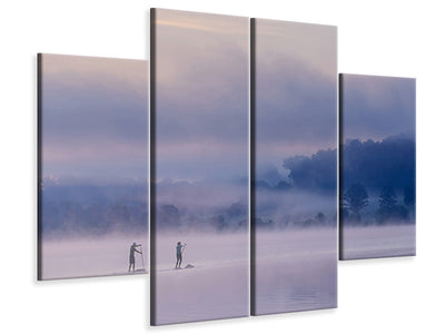 4-piece-canvas-print-misty-lake-iv