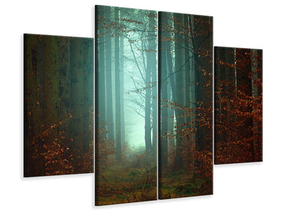 4-piece-canvas-print-mood-in-the-forest