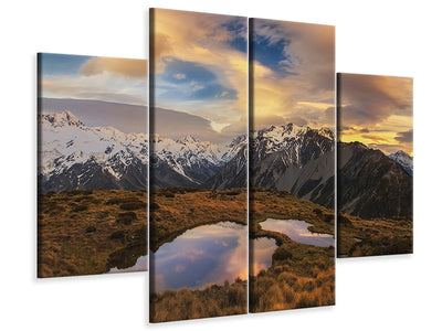 4-piece-canvas-print-mountain-light