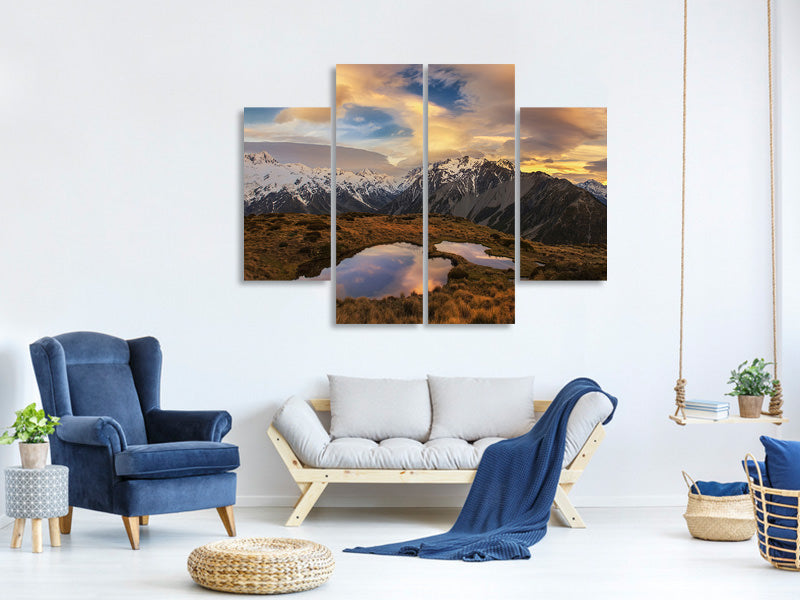 4-piece-canvas-print-mountain-light