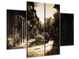 4-piece-canvas-print-mystic-morning-in-havana