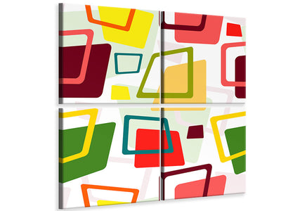 4-piece-canvas-print-rectangles-in-retro-style