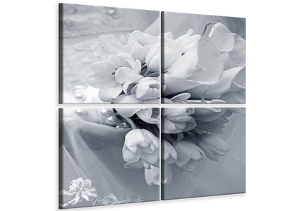 4-piece-canvas-print-romantic-tulips-bouquet
