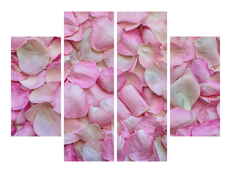 4-piece-canvas-print-rose-petals-in-pink-ii