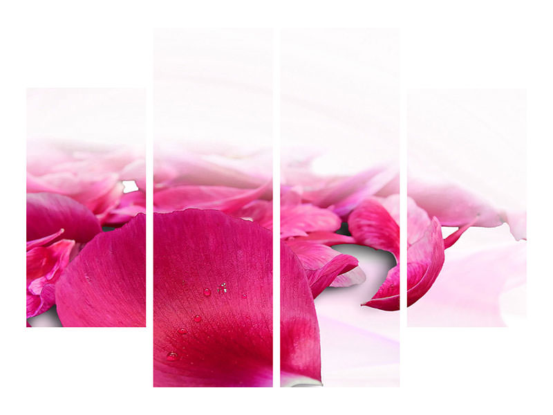 4-piece-canvas-print-rose-petals-in-pink-iii