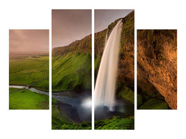 4-piece-canvas-print-seljalandsfoss