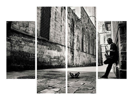 4-piece-canvas-print-silent-street