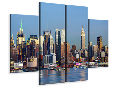 4-piece-canvas-print-skyline-midtown-manhattan
