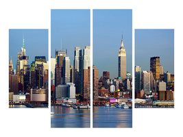 4-piece-canvas-print-skyline-midtown-manhattan