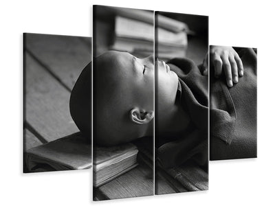 4-piece-canvas-print-sleeping-buddha