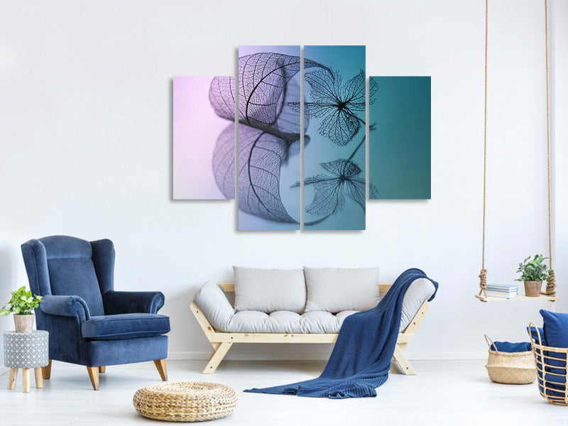 4-piece-canvas-print-story-of-leaf-and-flower