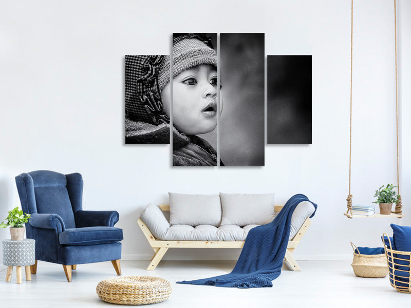 4-piece-canvas-print-the-kid-from-sarangkot