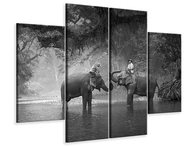 4-piece-canvas-print-two-elephants