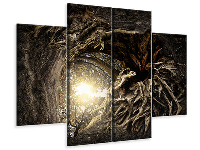 4-piece-canvas-print-under-the-trees