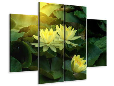 4-piece-canvas-print-wild-lotus