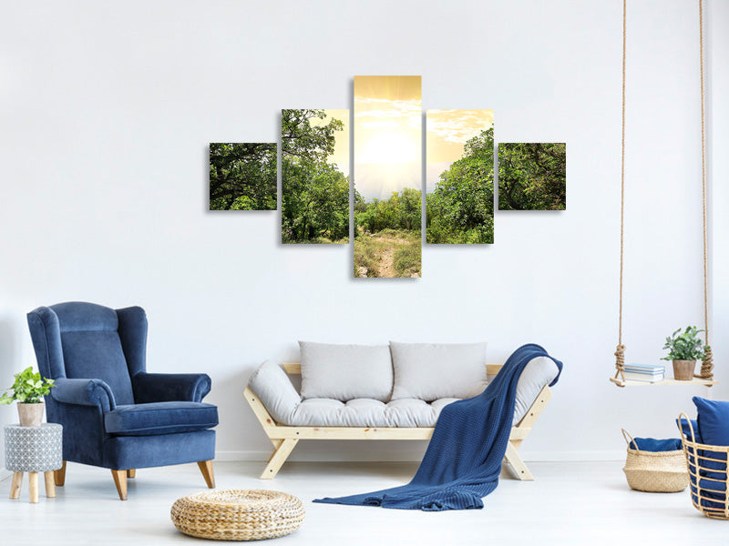 5-piece-canvas-print-at-the-end-of-the-forest
