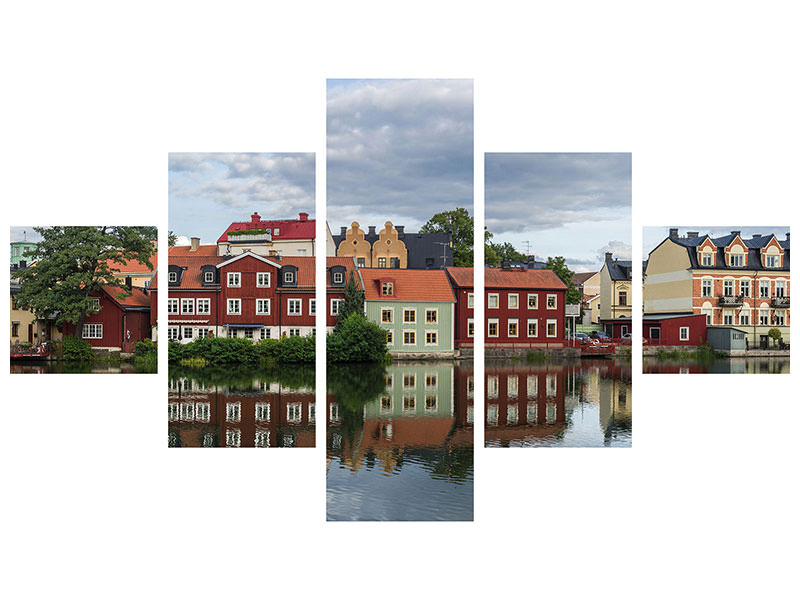 5-piece-canvas-print-august-view-at-old-town