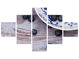 5-piece-canvas-print-blueberries