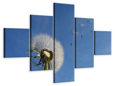 5-piece-canvas-print-dandelion-i-wish-for-something