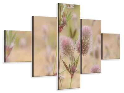 5-piece-canvas-print-delicate-flowers
