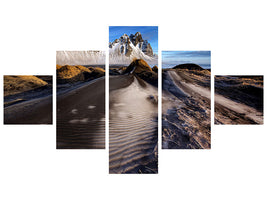 5-piece-canvas-print-frosted-dunes-and-shattered-peaks