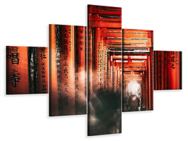 5-piece-canvas-print-fushimi-inari-shrine