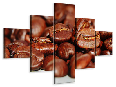 5-piece-canvas-print-giant-coffee-beans