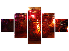 5-piece-canvas-print-lanterns