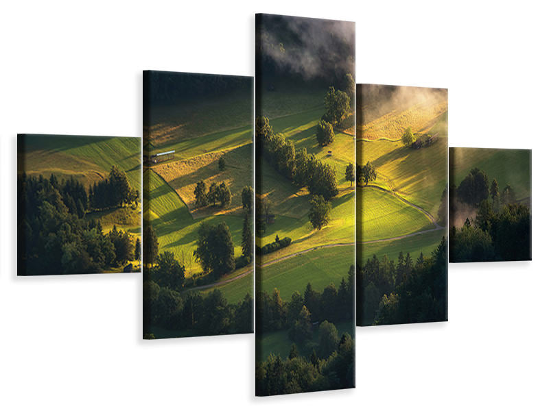 5-piece-canvas-print-light-and-shadow-a