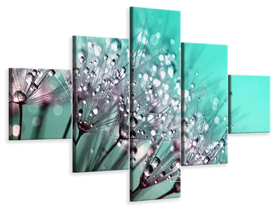 5-piece-canvas-print-macro-dandelion-p