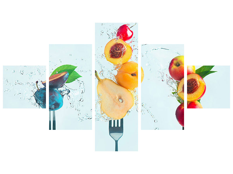 5-piece-canvas-print-making-fruit-salad