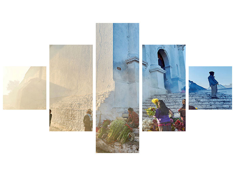 5-piece-canvas-print-morning-in-city-chichicastenango-ii