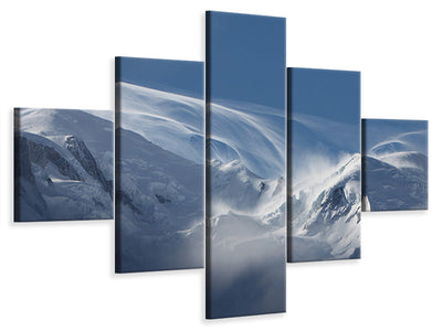 5-piece-canvas-print-snow-landscape