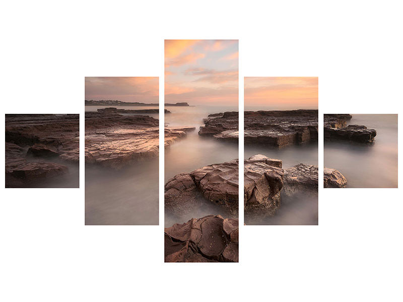 5-piece-canvas-print-summer-glow