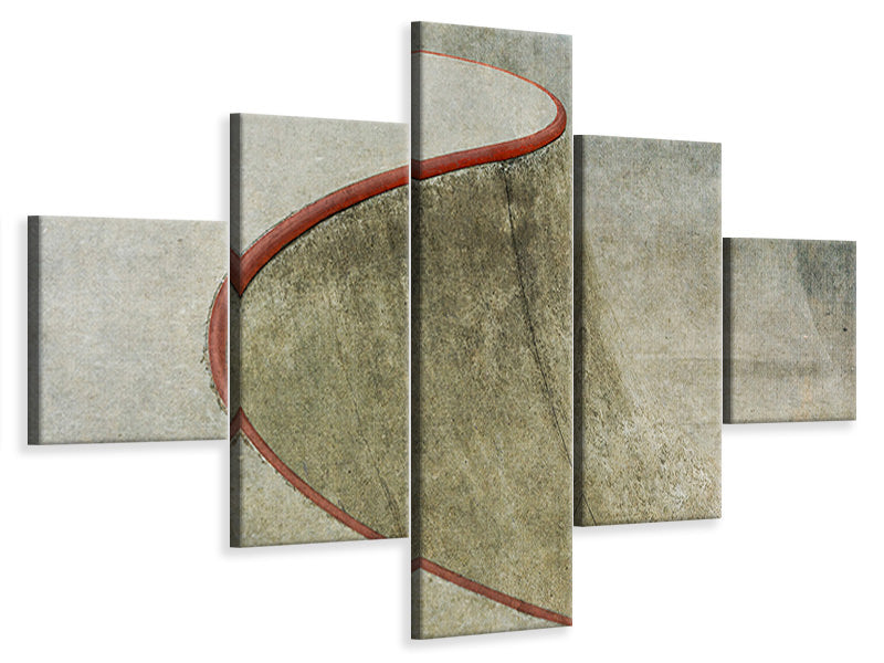 5-piece-canvas-print-the-red-curve