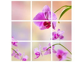 9-piece-canvas-print-romantic-orchids