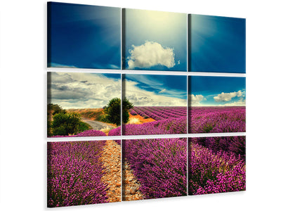 9-piece-canvas-print-the-lavender-valley