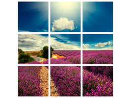 9-piece-canvas-print-the-lavender-valley