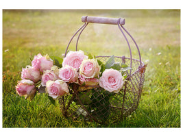 canvas-print-a-basket-full-of-roses