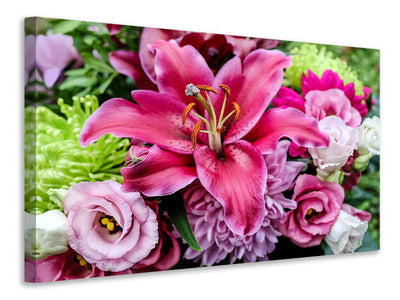 canvas-print-bouquet-with-lily