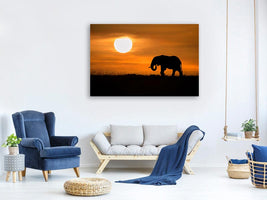 canvas-print-elephant-at-dawn-x